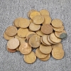 Image 1 : Large Assortment of 1954 P & D Mint United States Pennies ~ Face Value $0.44