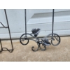 Image 5 : Three Hanging Metal Decor Items: Coat Rack, Plate Holders
