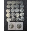 Image 1 : (20) Bicentennial Kennedy Halves and (2) 40% Silver Kennedy Halves - $11 FV
