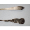 Image 5 : x2 Sterling Silver Collectible Souvenir Spoons TW: 50.5g