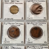 Image 9 : 2 Binder Pages Filled with Assorted World Coins: England, G.Britain & British Caribbean Territories