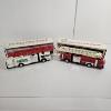 Image 1 : Two Classic Holiday Collectible Vehicles from the Official Hess Toy Truck Line