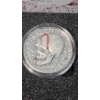 Image 2 : 2018 Niue 1 Oz 999 Silver Antique High Relief Carved Skull Of St Aloysius Gonzaga Commemorative Coin