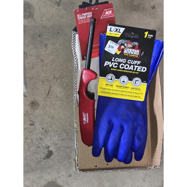 2 Pairs of Work Gloves and More
