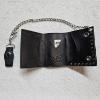 Image 4 : Lot of 2 Punk/Biker-Style Studded Leather Wallets with 14" Chain