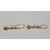 Image 1 : 10K Gold Black Hills Gold Dangle Earrings - Weight: 1.3g