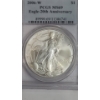 Image 2 : PCGS 2006-W MS69 20th Anniversary One Troy Ounce .999 Fine Silver American Eagle