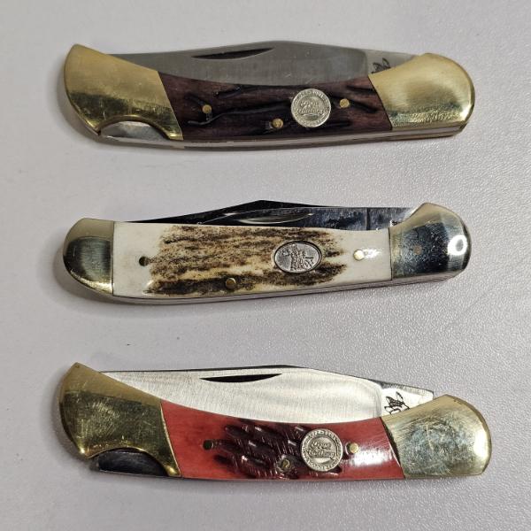 Three Distinct Traditional Folding Pocket Knives - Great for Collectors or Daily Use!!!