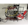 Image 2 : Miller Lite Indians Sign - Does Light up but turns right back off - 24x32"