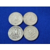 Image 2 : x4 Assorted Years U.S. 90% Silver Washington Quarters FV: $1.00
