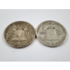 Image 3 : Two 90% Silver United States Franklin Half Dollars ~ 1950-D & 1952 ~ $1.00 Face Value