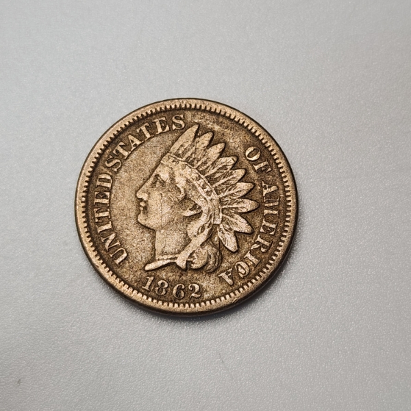 1862 Indian Head Cent One Cent United States Coin