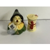 Image 1 : Scarecrow & Diploma Salt & Pepper Shakers - Wizard of Oz - Turner Entertainment Co. 