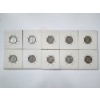 Image 5 : x10 Assorted Years 90% Silver Mercury Dimes FV: $1.00