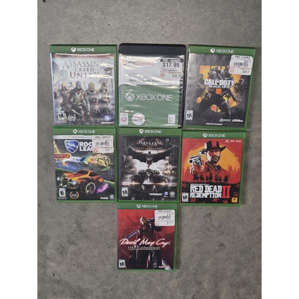 Seven XBox One Video Games In Great Condition! 
