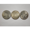 Image 4 : Three 40% Silver Kennedy Half Dollars 