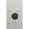 Image 1 : 1859 Canadian Bronze Large Cent