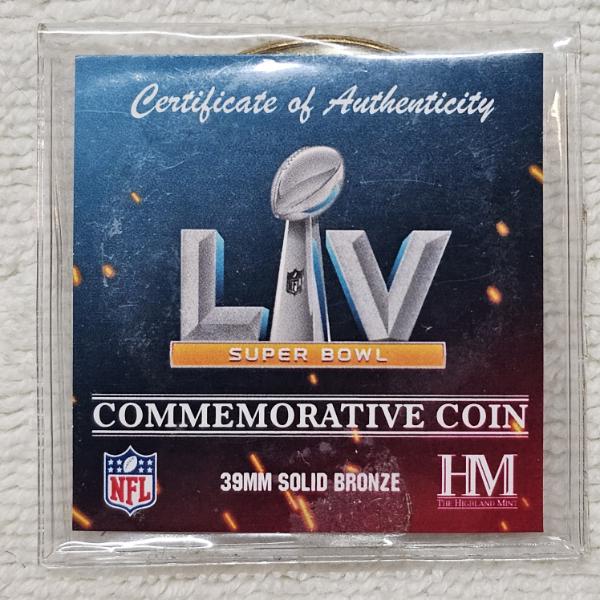 Official NFL Super Bowl LV Commemorative Flip Coin