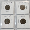 Image 2 : $0.95 Face Value of Assorted Years 35% Silver Jefferson Nickels 