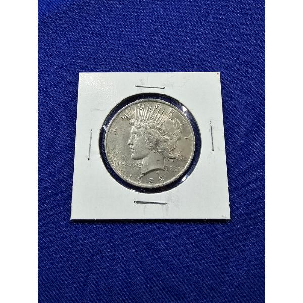 1923 Silver Peace Dollar in Protective Sleeve