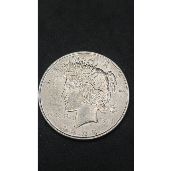 1922 90% Silver Peace Dollar