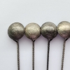Image 9 : Lot of 7 Vintage Assorted Silver Coin Spoons with Assorted Geodes - AT LEAST 80% Silver TW: 114.4g