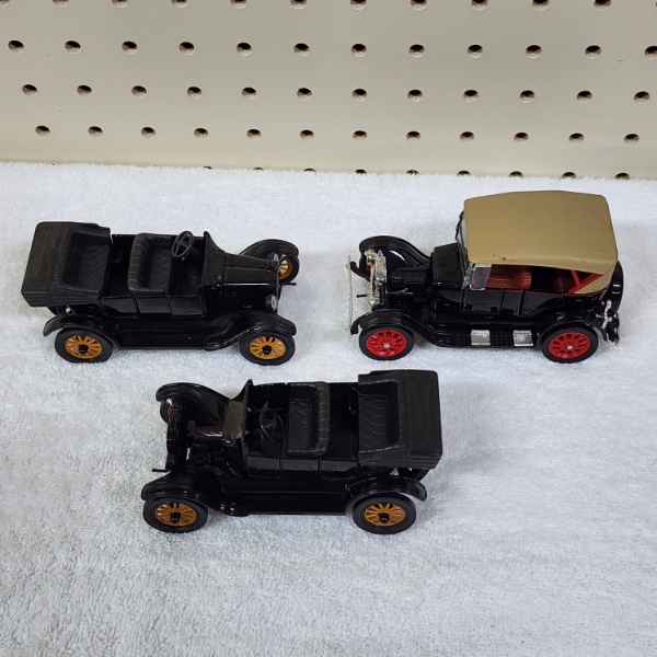 Three Assorted Collectible Die Cast Scale Replica Collectible Cars 