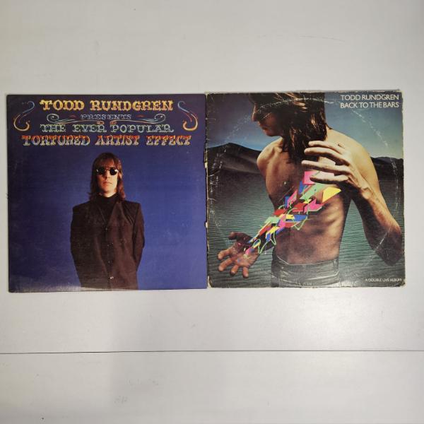 Todd Rundgren - The Ever Popular Tortured Artist Effect (1982) & Back to the Bars (1978) Vinyl