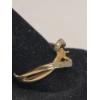 Image 8 : (2) Women's 14K Yellow Gold Channel Set Diamond Bypass Rings - Size 9 - Weight: 7.2g