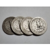 Image 2 : $1.00 Face Value in Assorted United States 90% Silver Washington Head Quarters 