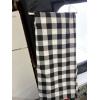 Image 2 : Black And White Checkered Restaurant Tablecloth