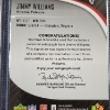 Image 6 : Two Upper Deck AUTOGRAPHED Atlanta Falcons NUMBERED Rookie Authentics Football Trading Cards