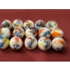 Image 5 : Extremely Rare Vintage Woody Wood Pecker Hand Painted 15 Piece Marble Advertising Set - Mint 