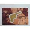 Image 3 :  2026 Liberia $12 Mauser C96: Raid Assault 1/1000 oz .9999 Gold Coin Sealed In Collectible Assay Car