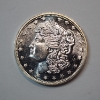 Image 1 : Morgan Dollar Design One Troy Ounce .999 Fine Silver Round