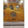 Image 2 : 4 - Rare United States Coins In A Display Case - Silver Mercury Dime, Indian Head Penny & More