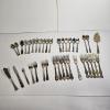 Image 1 : Silver-Plated 37-piece Vintage Flatware Set (2.8lbs)