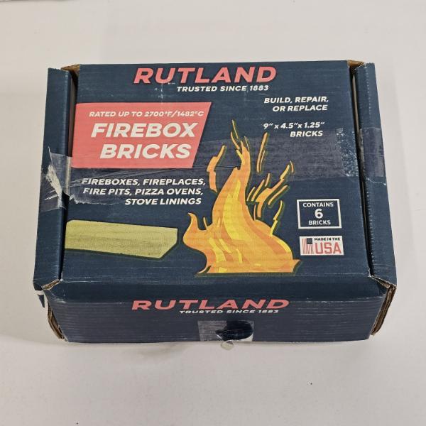Box of 4 Rutland Firebox Bricks