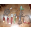 Image 1 : Vintage Set Of Kitchen Ware - Utensils / Tools - 7 Pcs As Shown