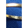 Image 7 : 14K Women's Gold Ring With Dark & Clear Colored Stones - Size 9 - Weight: 3.2g