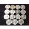 Image 2 : $3.75 Face Value in Assorted 90% Silver Quarters Including Washington & Standing Liberty Quarters