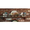 Image 1 : Large Grouping Of Wall Decorative Items As Displayed In Kitchen Includes Wood Rack - See All Picture