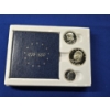 Image 1 : 1776-1976 United States Bicentennial Silver Proof Set with Display Case - 3 Coin Set