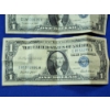 Image 3 : x2 U.S. $1 Dollar Bill Silver Certificates: 1957-A, 1957