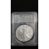 Image 1 : PCGS 2025-P GEM BU Silver American Eagle With Eagle Privy 1 Of First 50,000 Issued 