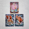 Image 1 : Three Assorted Vintage TOPPS Pokemon Trading Cards 