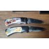 Image 5 : (2) Decorative Knives -Deer Motif- In Boxes