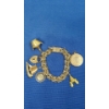 Image 12 : Gold Filled Charm Bracelet - Total Weight: 46.4g
