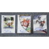 Image 1 : Three Upper Deck Denver Broncos AUTOGRAPHED & NUMBERED Rookie Authentics Football Trading Cards 