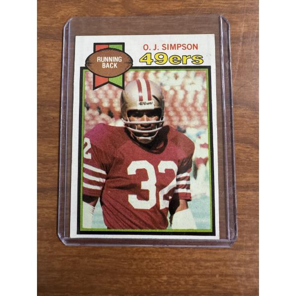 1979 Topps O.J. Simpson #170 Football Card - Mint Condition